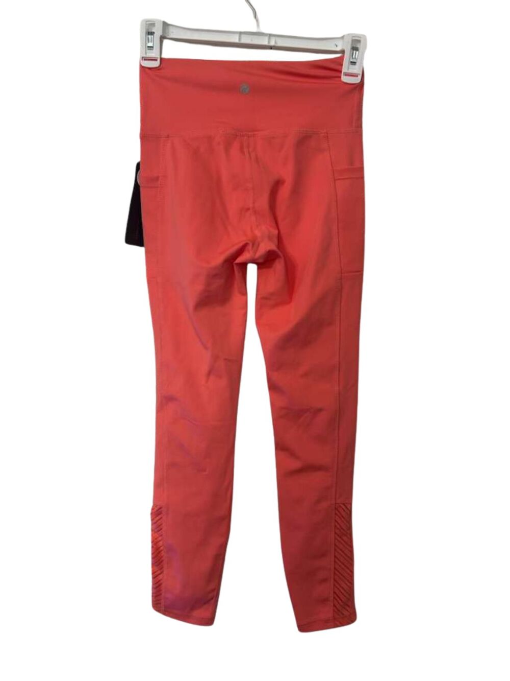 Bally High Rise Key side Pockets Leggings Womens Small Sugar Coral Workout New - Picture 3 of 6